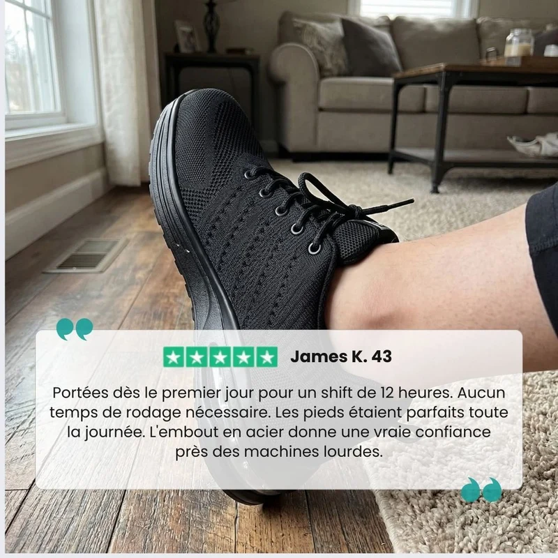 Baskets de Sécurité Orthopédiques – Amorti & Légèreté