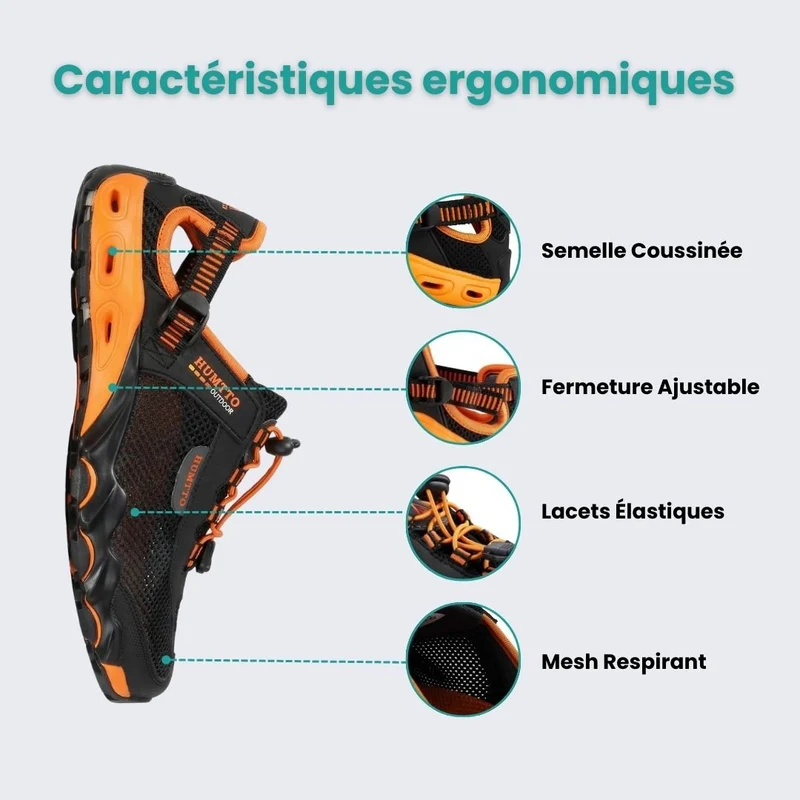 Chaussures de Randonnée Aquatique – Grip & Séchage Rapide