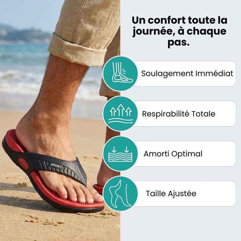 Sandales Homme Orthopédiques