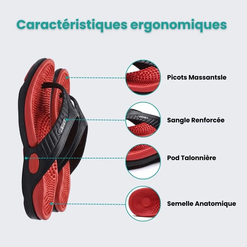 Sandales Homme Orthopédiques
