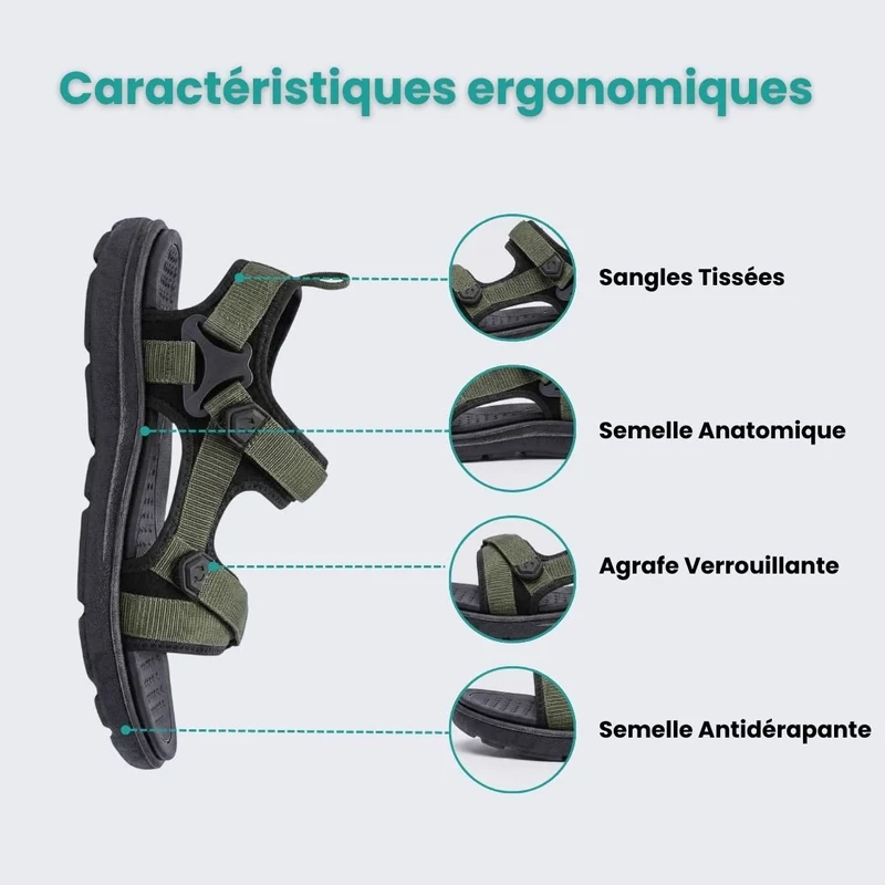 Sandales Été Orthopédiques – Soutien à Chaque Pas