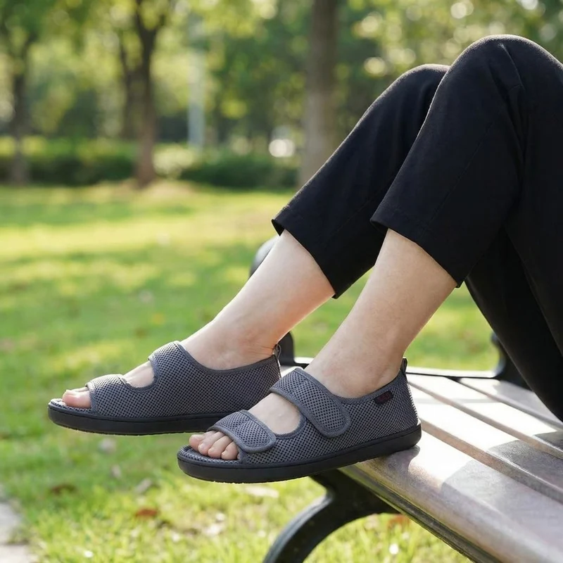 Sandales Été Pied Diabétique – Confort Adapté