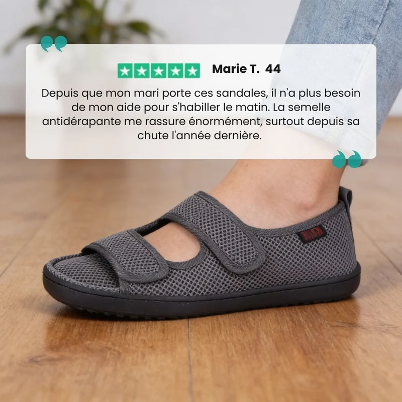 Sandales Été Pied Diabétique – Confort Adapté