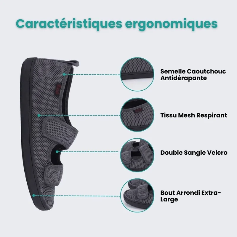 Sandales Été Pied Diabétique – Confort Adapté