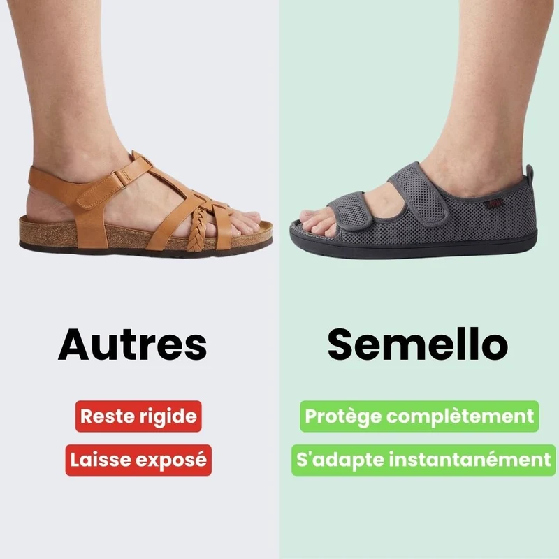 Sandales Été Pied Diabétique – Confort Adapté