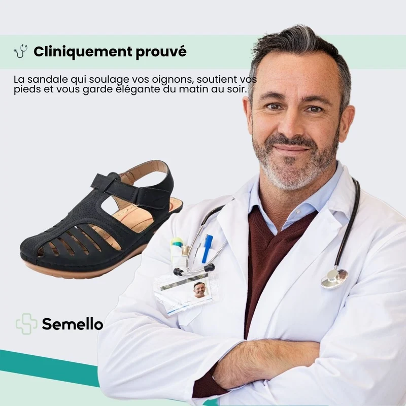 Sandales Compensées Été – Confort Orthopédique Sans Compromis