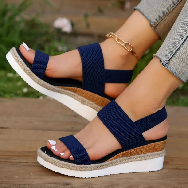 Sandales Compensées Femme – Maintien Orthopédique