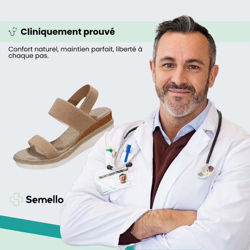 Sandales Compensées Femme – Maintien Orthopédique