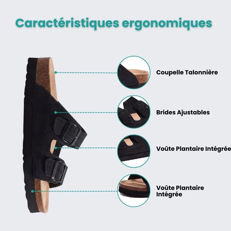 Sandales d'Été à Soutien Orthopédique en Liège