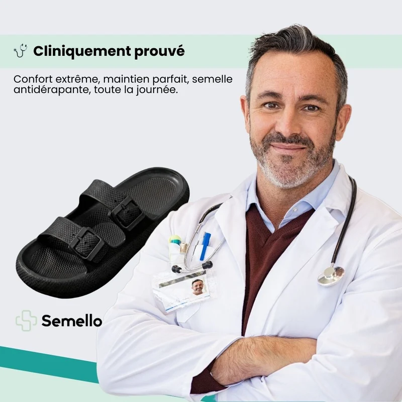Sandales Orthopédiques à Boucle – Maintien Ajustable