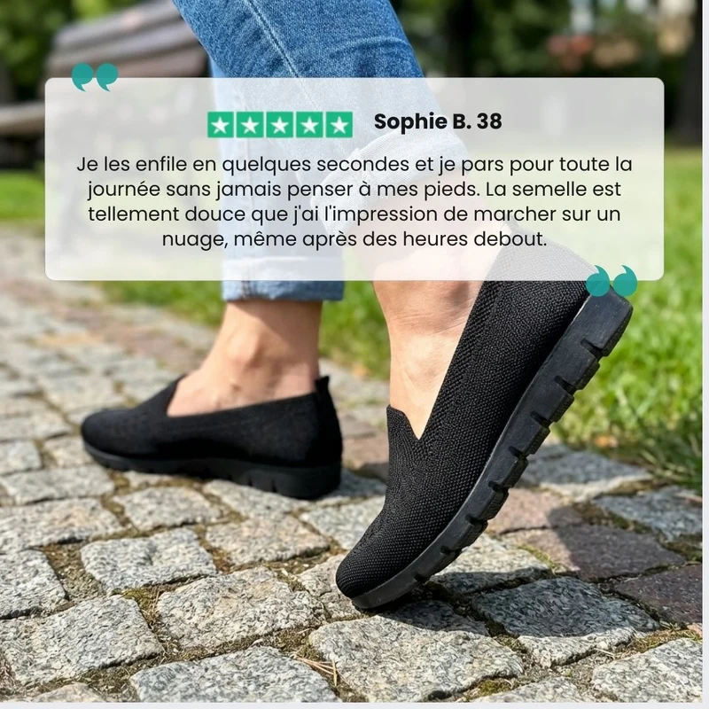 Ballerines Femme Orthopédiques – Légères & Douces à Chaque Pas