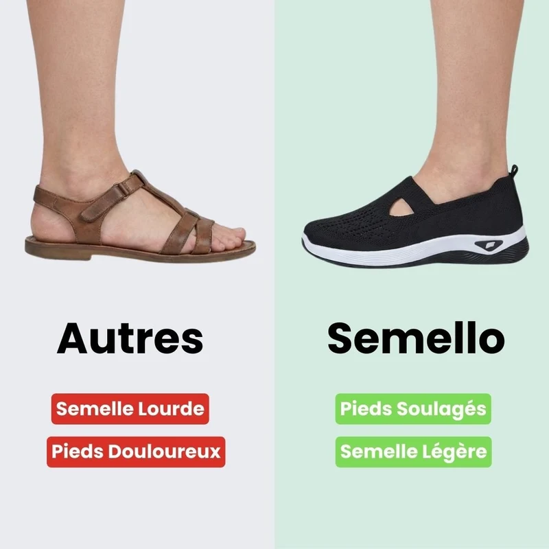 Chaussures Orthopédiques Femme Été – Respirantes & Ultra-Légères