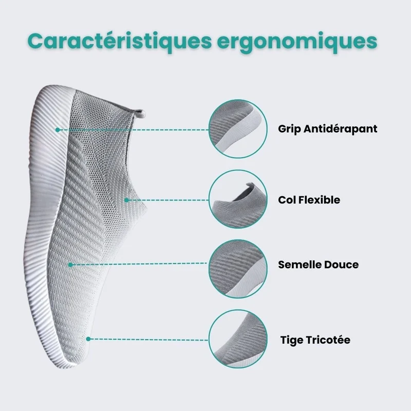 Baskets Orthopédiques Été – Légères, Aérées & Confort Absolu