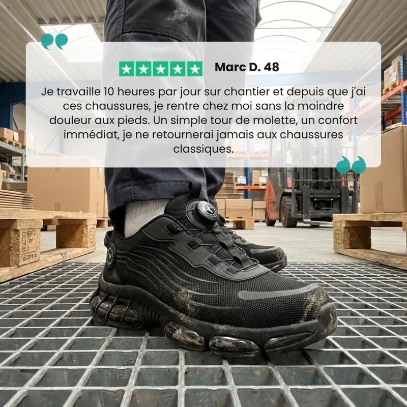 Chaussures de Sécurité Orthopédiques – Confort & Protection