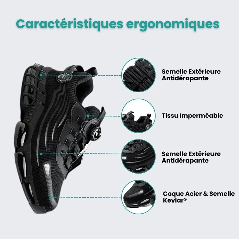 Chaussures de Sécurité Orthopédiques – Confort & Protection