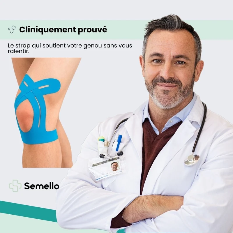 Strap Genoux – Soutien Ciblé & Soulagement Immédiat (10 Bandes)