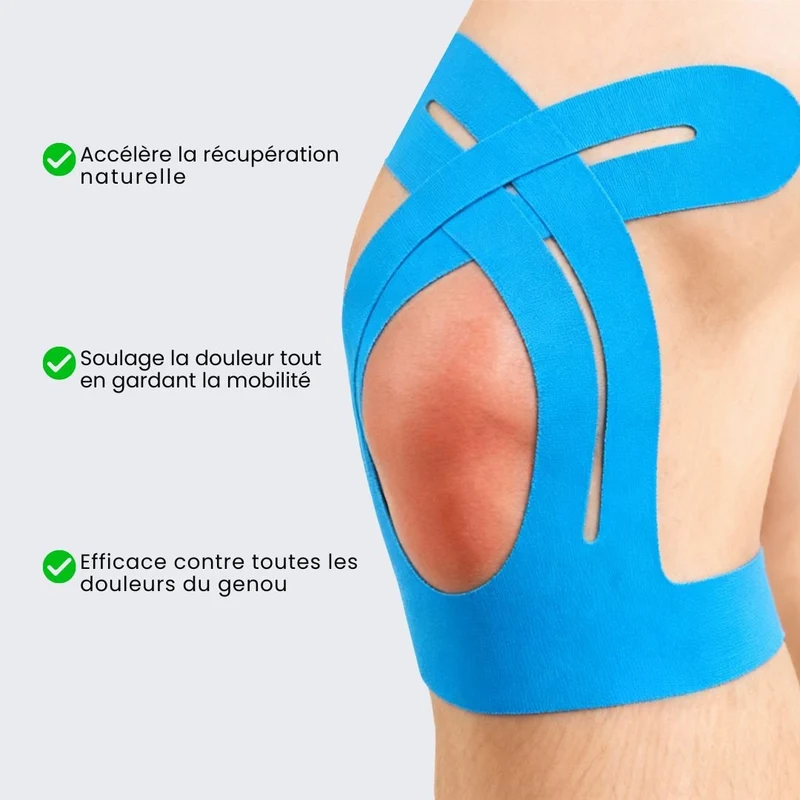 Strap Genoux – Soutien Ciblé & Soulagement Immédiat (10 Bandes)