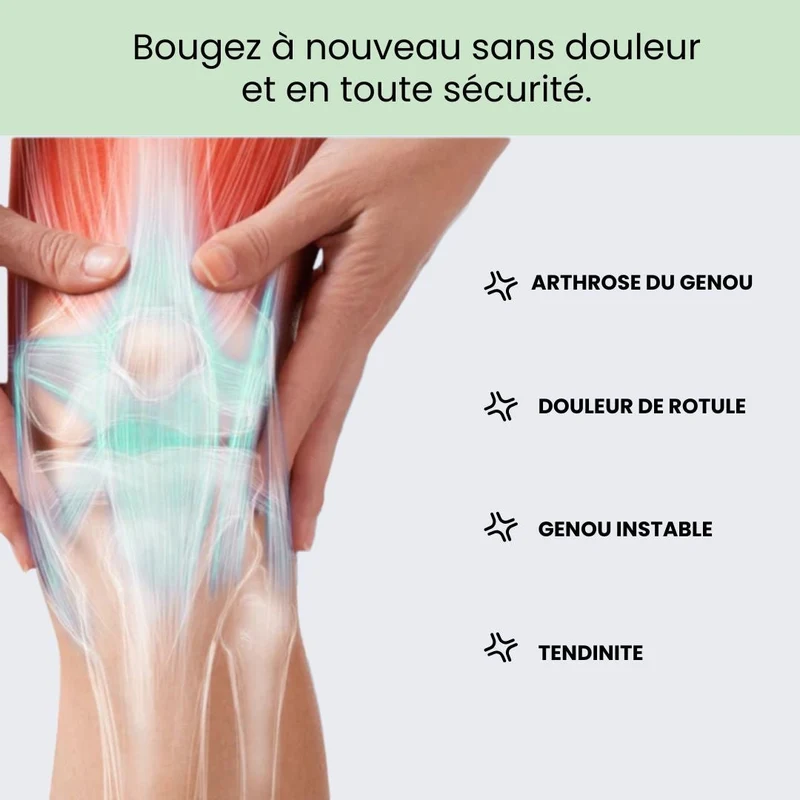 Strap Genoux – Soutien Ciblé & Soulagement Immédiat (10 Bandes)