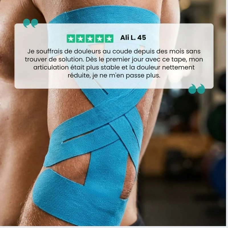 Strap Coude – Maintien Actif & Anti-Douleur (10 Bandes)