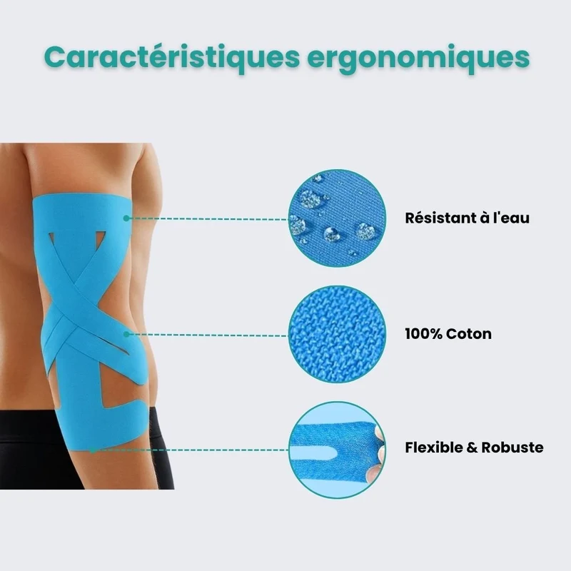Strap Coude – Maintien Actif & Anti-Douleur (10 Bandes)