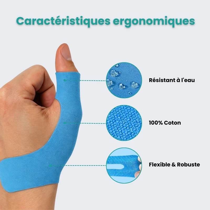Strap Pouce – Stabilisation & Soulagement au Quotidien (10 Bandes)