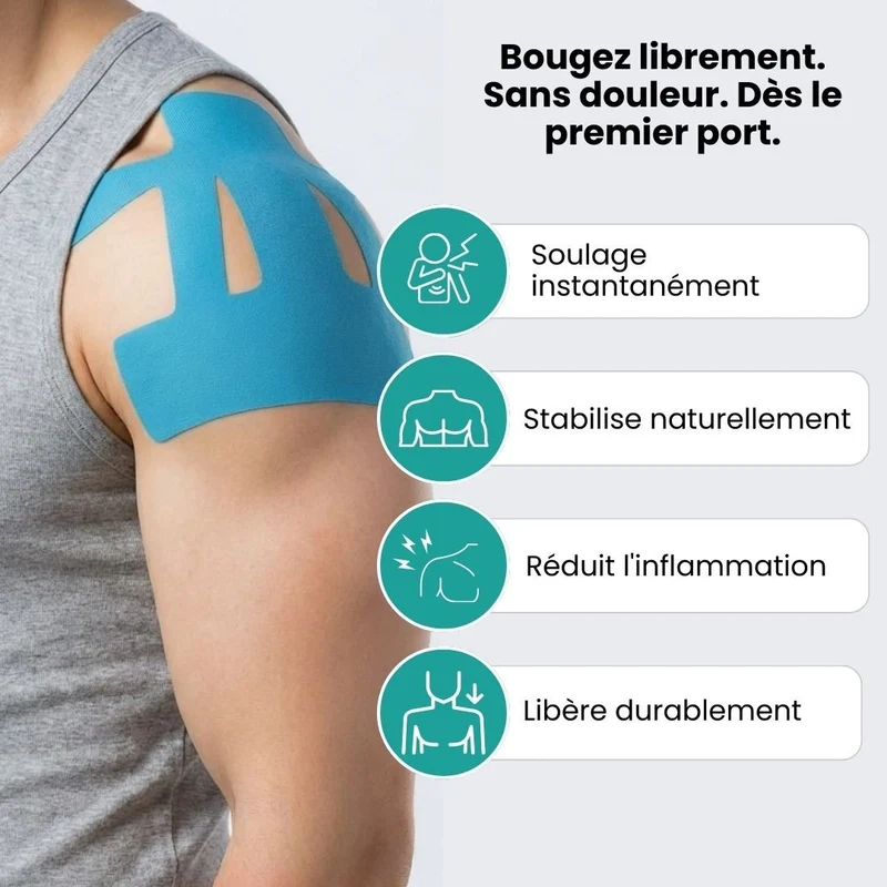 Strap Épaule – Compression Douce & Récupération Rapide (10 Bandes)