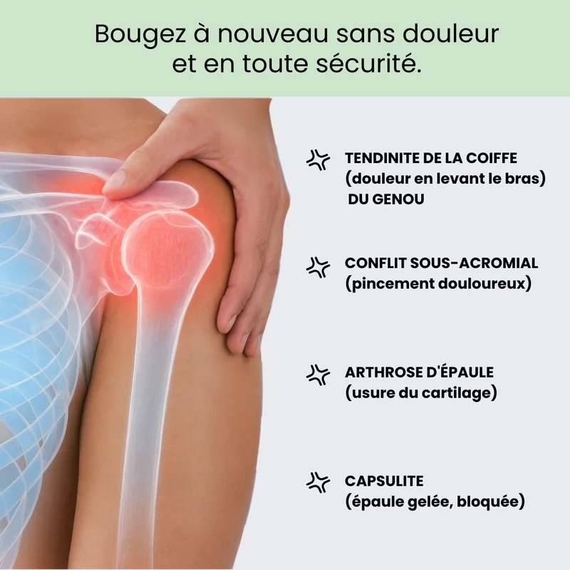 Strap Épaule – Compression Douce & Récupération Rapide (10 Bandes)