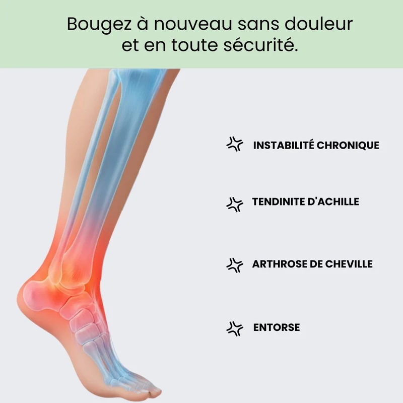 Strap Cheville – Stabilité Renforcée & Maintien Actif