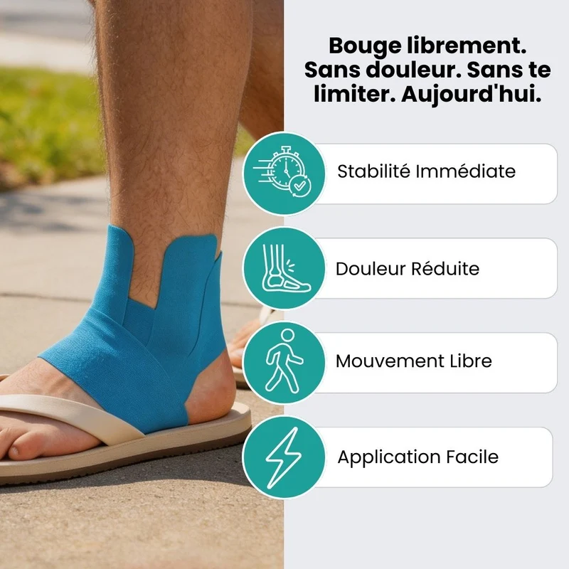 Strap Cheville – Stabilité Renforcée & Maintien Actif