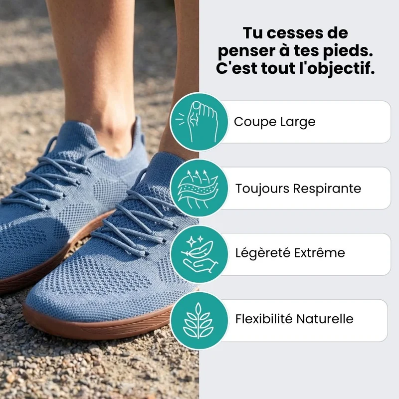 Chaussures Barefoot Respirantes – Sensation Pieds Nus