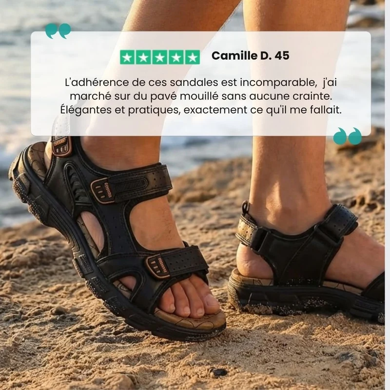 Sandales Femme en Cuir Orthopédiques – Confort au Quotidien