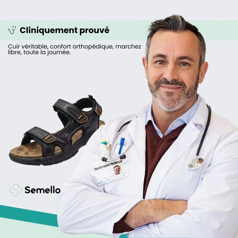 Sandales Femme en Cuir Orthopédiques – Confort au Quotidien