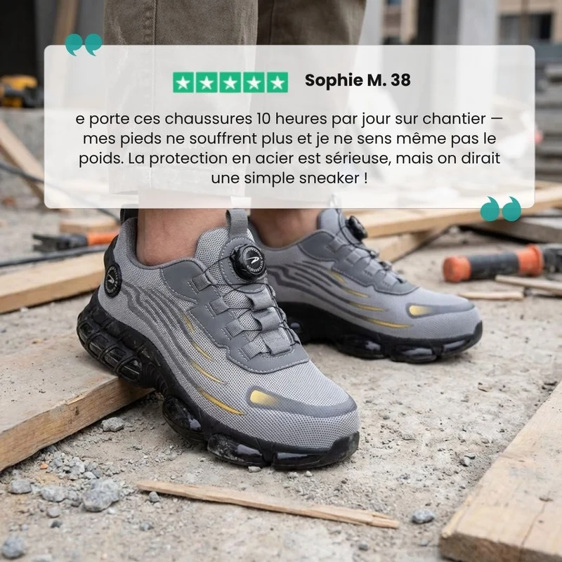 Chaussures de Sécurité Femme – Légères & Confortables