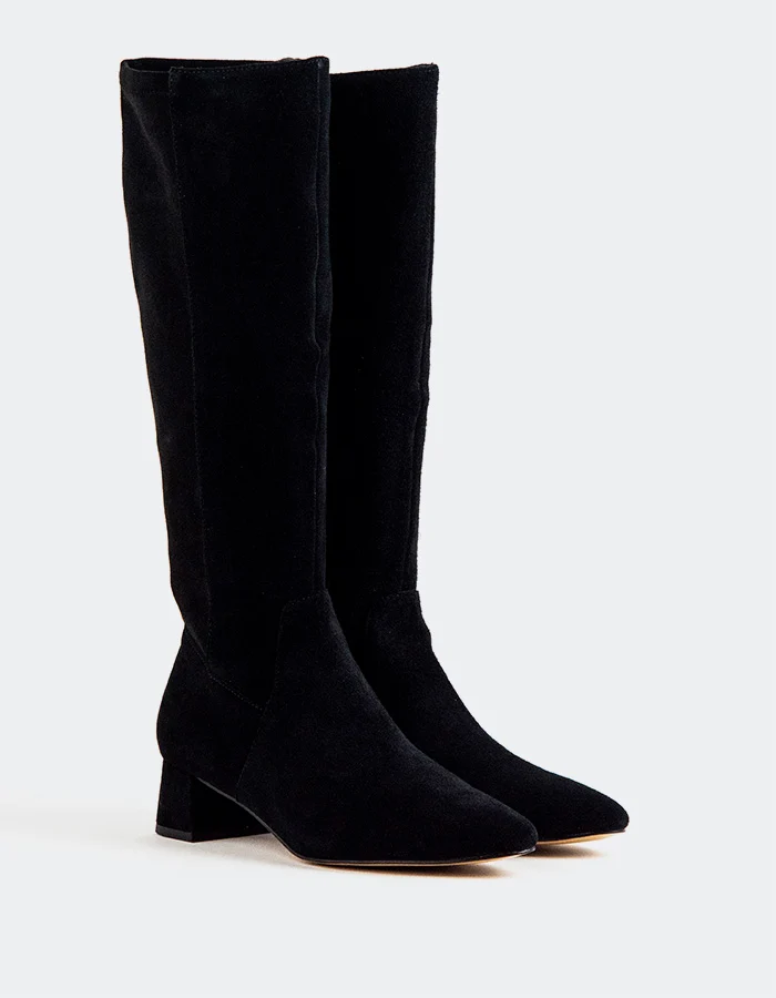 Joanie Black Suede