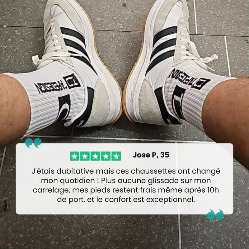 Chaussettes Antidérapantes – Respiration & Confort