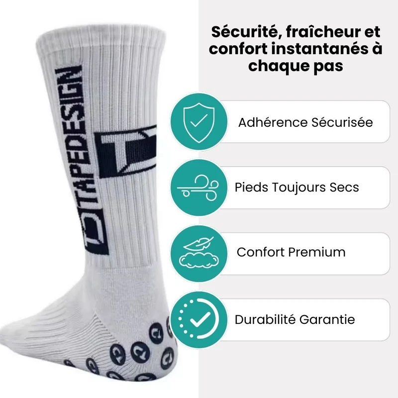 Chaussettes Antidérapantes – Respiration & Confort