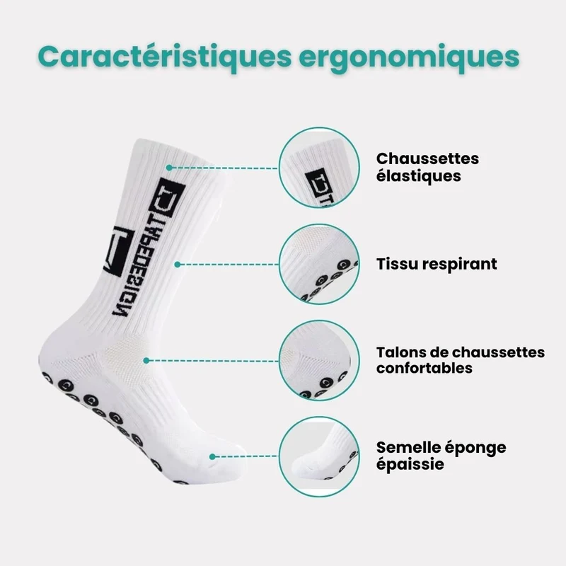 Chaussettes Antidérapantes – Respiration & Confort