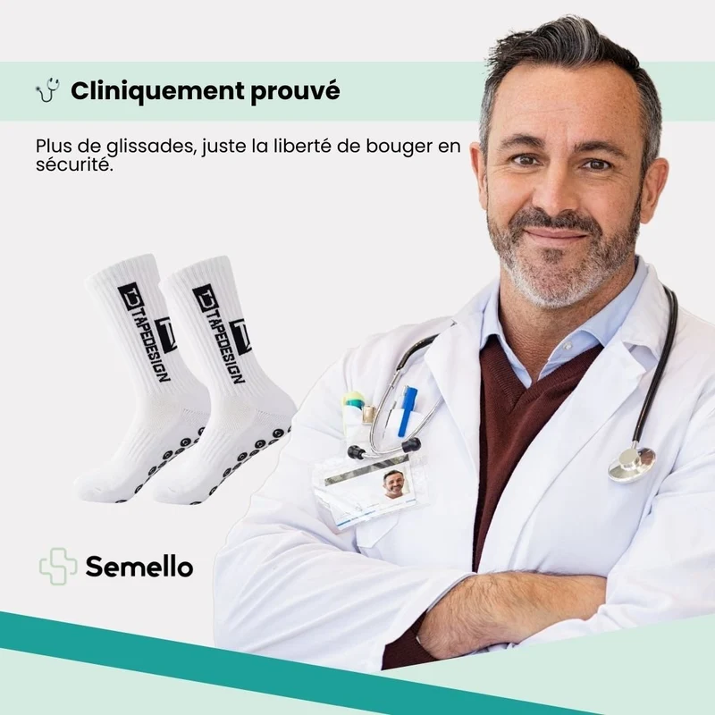 Chaussettes Antidérapantes – Respiration & Confort