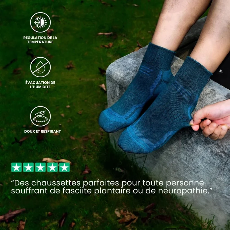 Chaussettes en Laine Mérinos – Randonnée & Outdoor