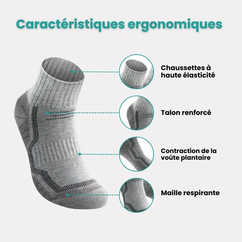 Chaussettes en Laine Mérinos – Randonnée & Outdoor