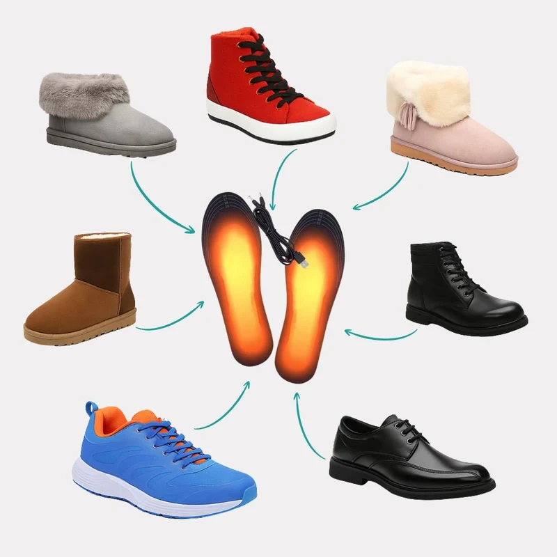 Semelles Chauffantes Électriques – Travail & Outdoor
