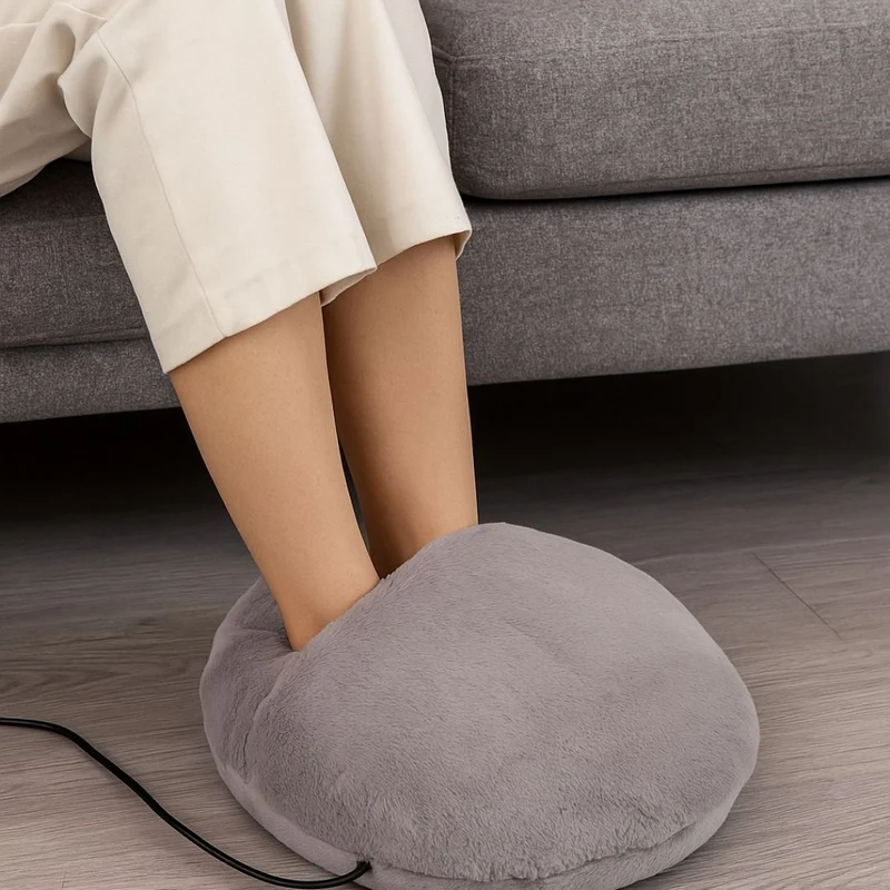 Chauffe-Pieds Velours – Confort & Température Réglée