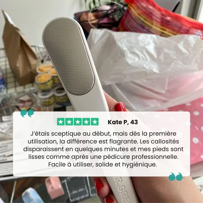 Râpe à Pieds Professionnelle – Élimine Callosités & Peaux Mortes