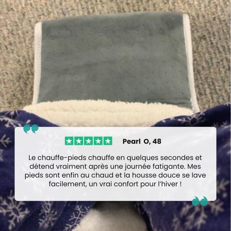 Chauffe-Pieds Électrique – Chaleur & Relaxation Immédiates
