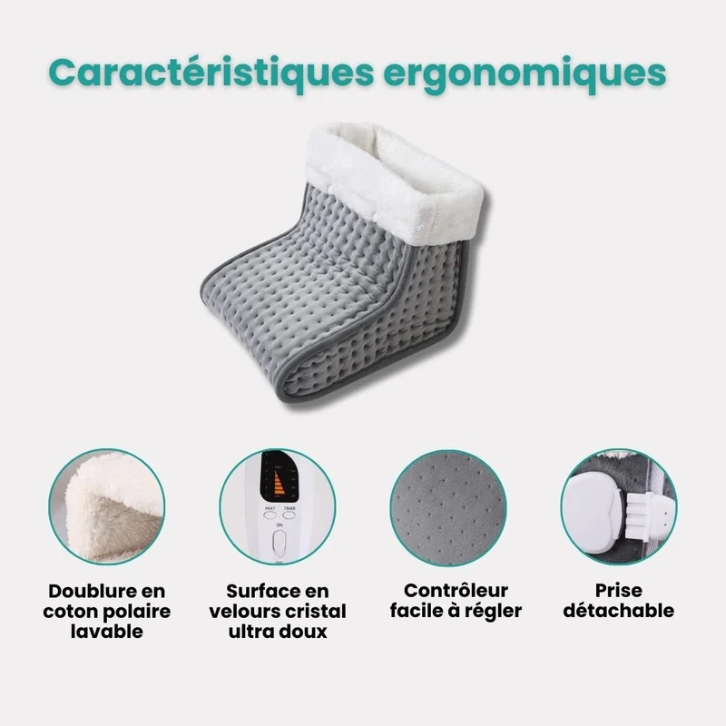 Chauffe-Pieds Électrique – Chaleur & Relaxation Immédiates