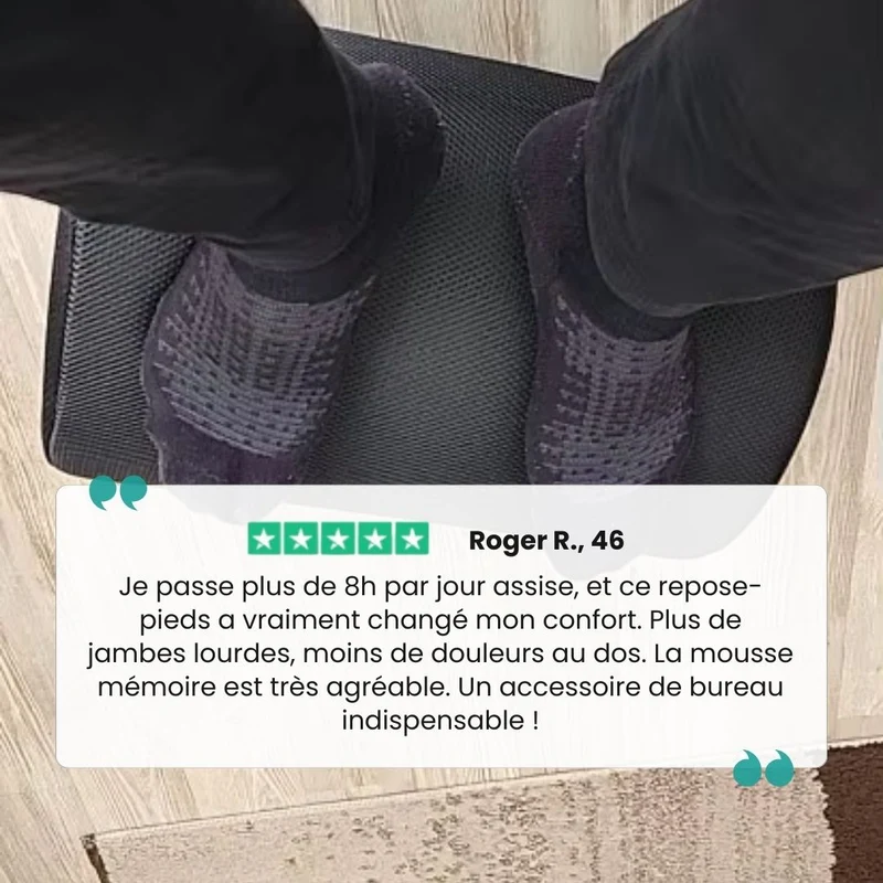 Repose-Pieds de Bureau – Confort & Posture Améliorée