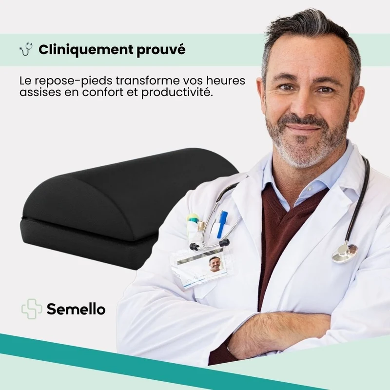 Repose-Pieds de Bureau – Confort & Posture Améliorée