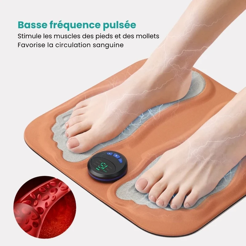 Tapis de Massage des Pieds – Circulation & Relaxation Musculaire
