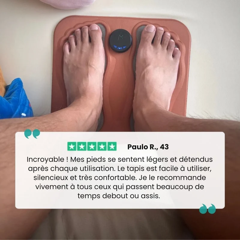 Tapis de Massage des Pieds – Circulation & Relaxation Musculaire