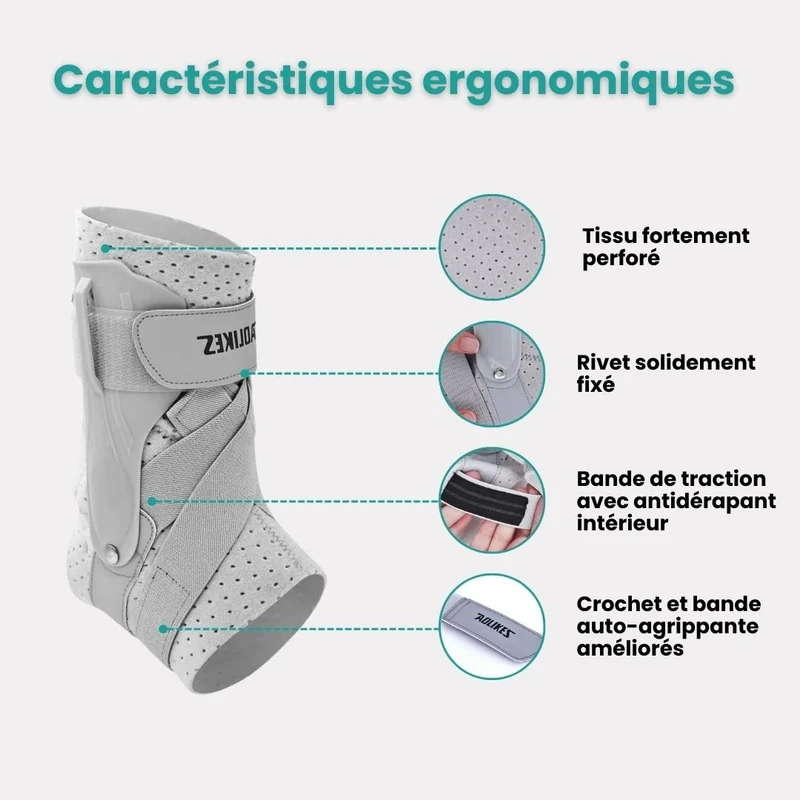 Chevillère Orthopédique – Soutien & Stabilisation de la Cheville